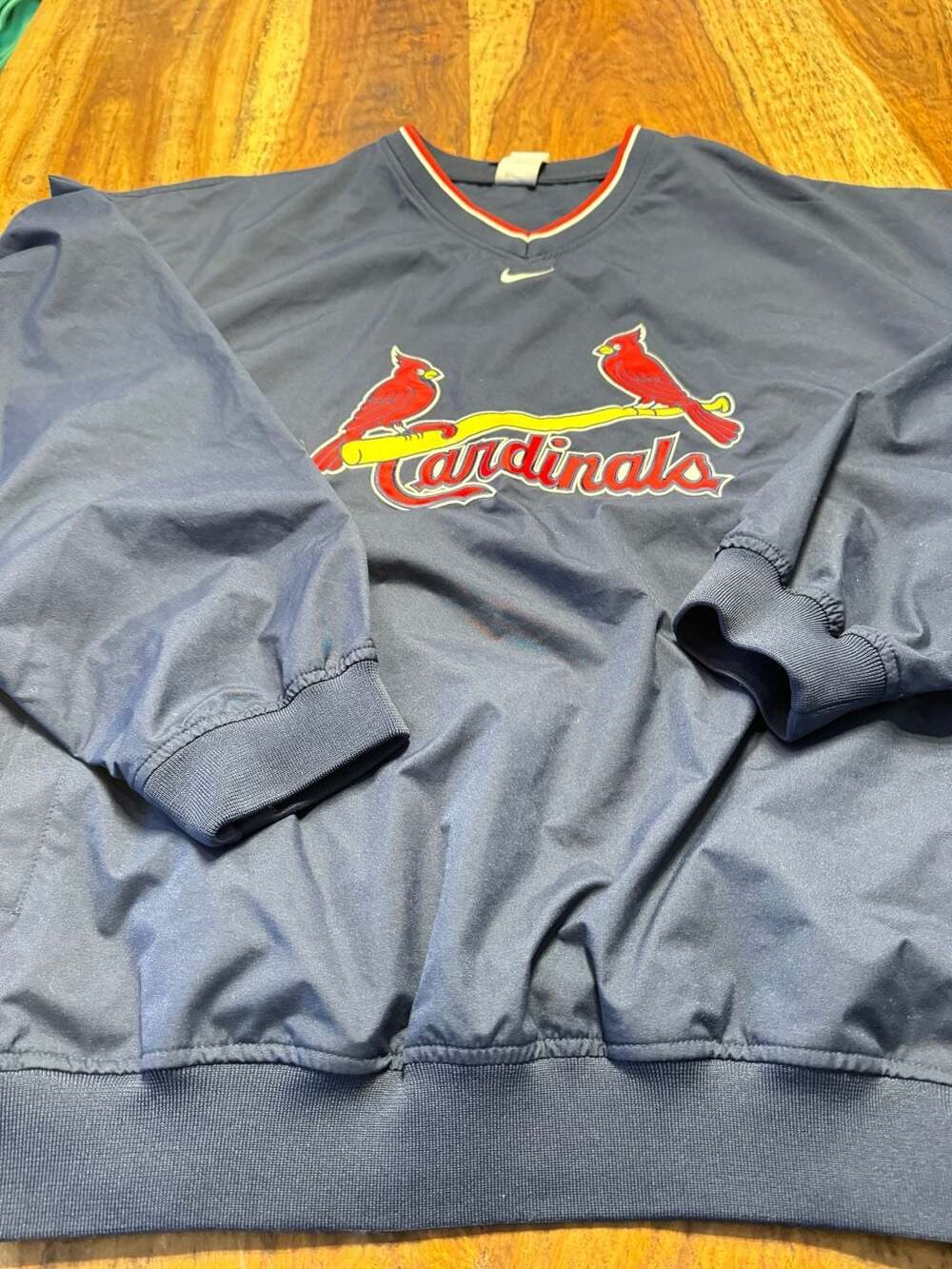 Vintage Nike St. Louis Cardinals MLB Center Swoosh Windbreaker xxl